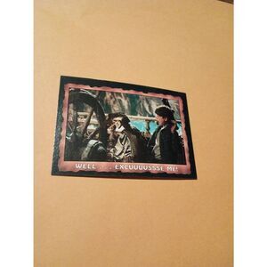 Vintage 1985 Warner Bros Topps Gum Goonies Trading Card #46 Well... Excuse Me